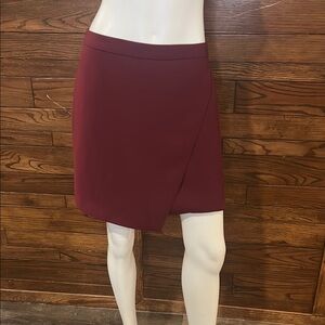 Banana Republic Deep Red Mini Skirt